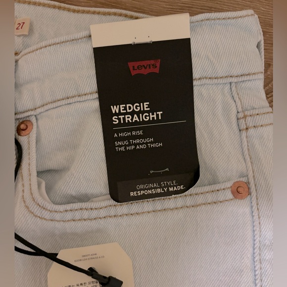 Levi’s Premium Jeans 27 Light Blue Wedgie Straight - Picture 12 of 13